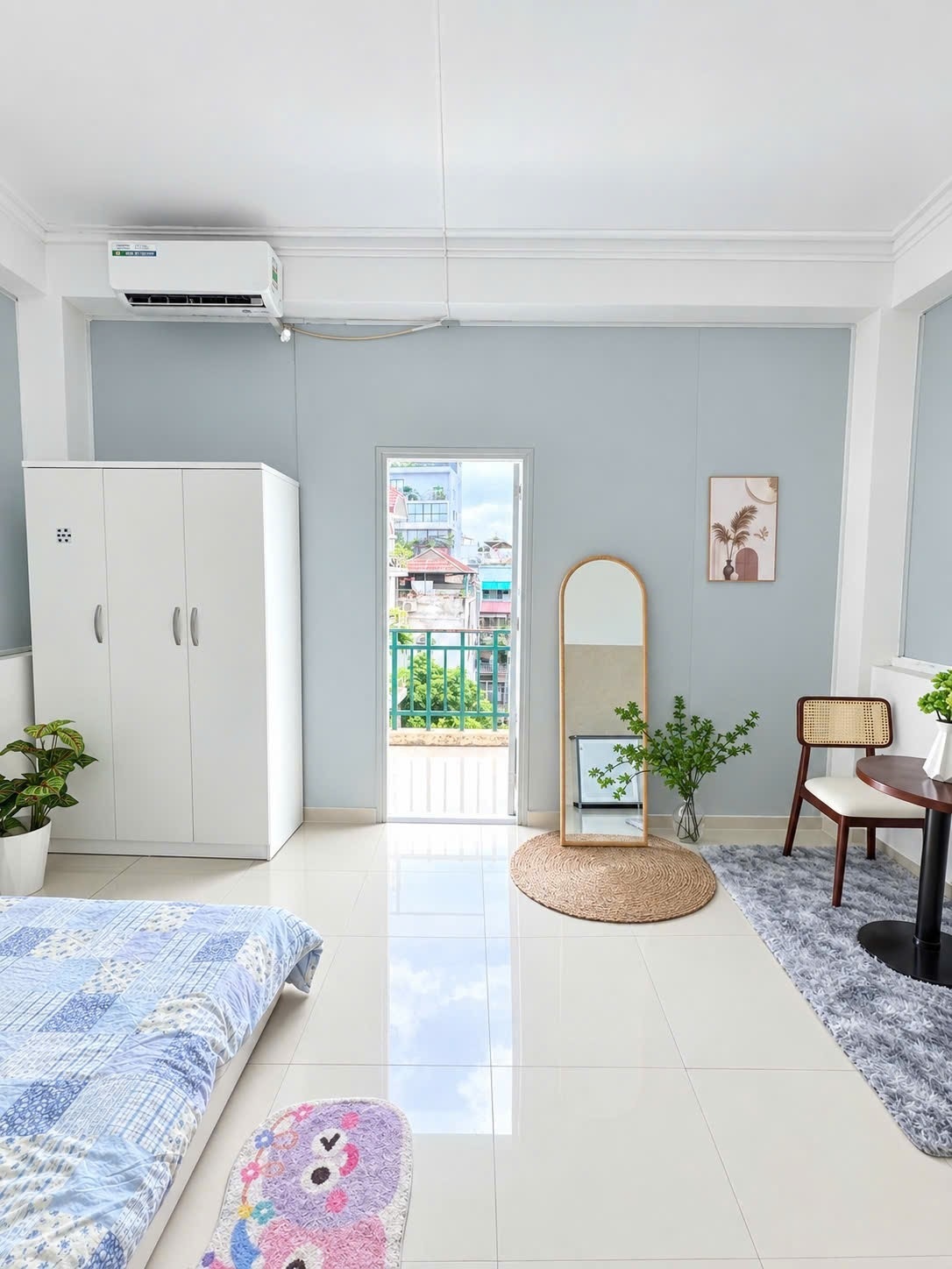 Phòng trọ Studio 25m2 tại Time House Âu Cơ - Tây Hồ - Phòng ngủ