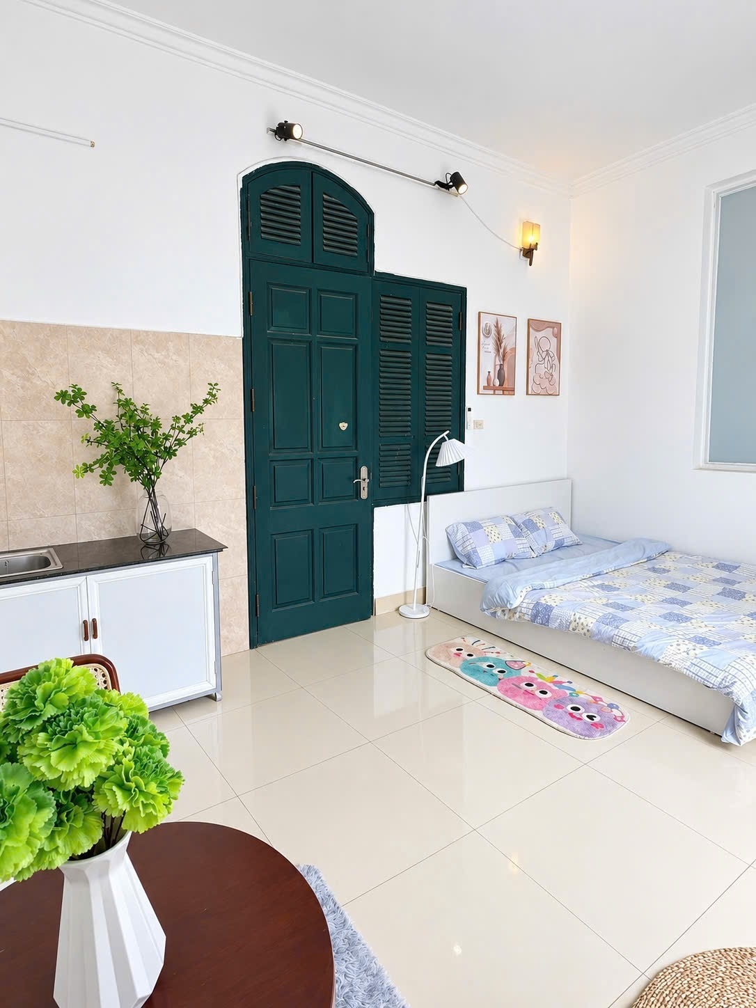 Phòng trọ Studio 25m2 tại Time House Âu Cơ - Tây Hồ - Phòng ngủ