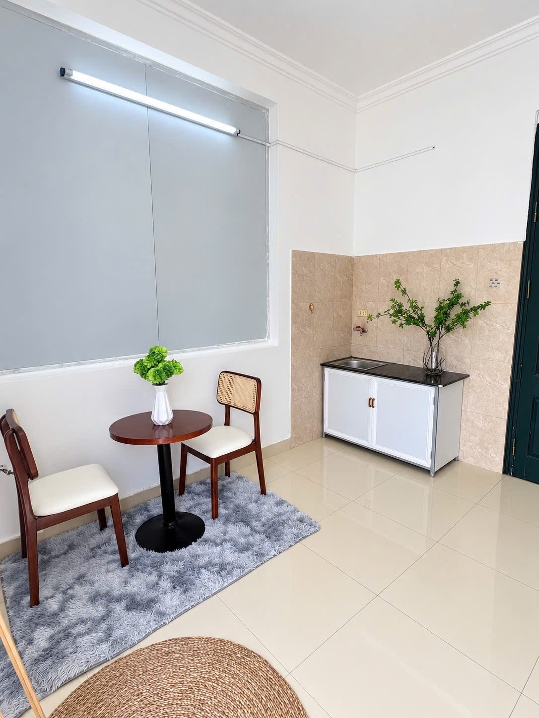 Phòng trọ Studio 25m2 tại Time House Âu Cơ - Tây Hồ - Phòng bếp