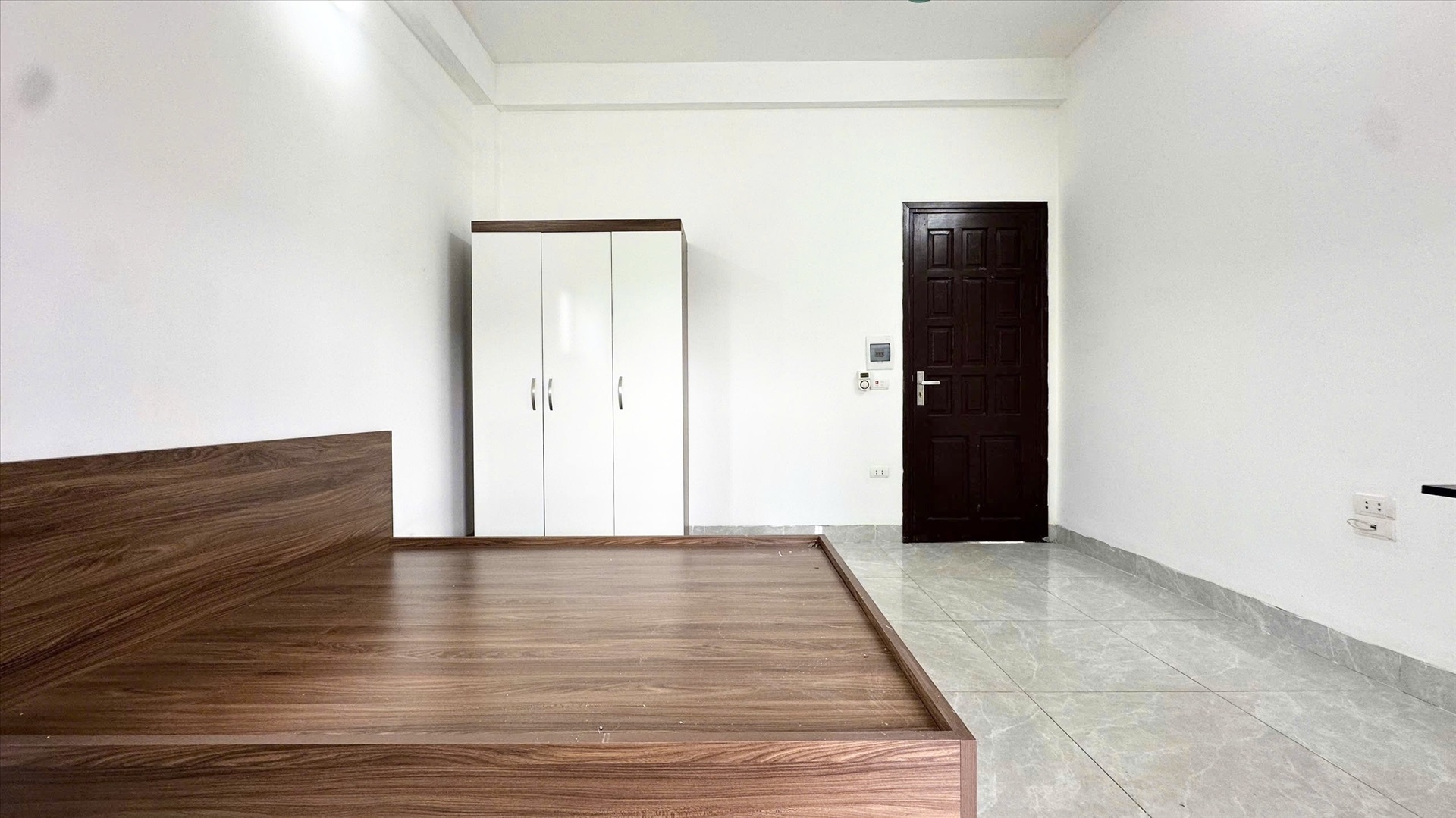 Phòng trọ Studio 30m2 tại BP Home Phú Mỹ - Nam Từ Liêm - Phòng ngủ