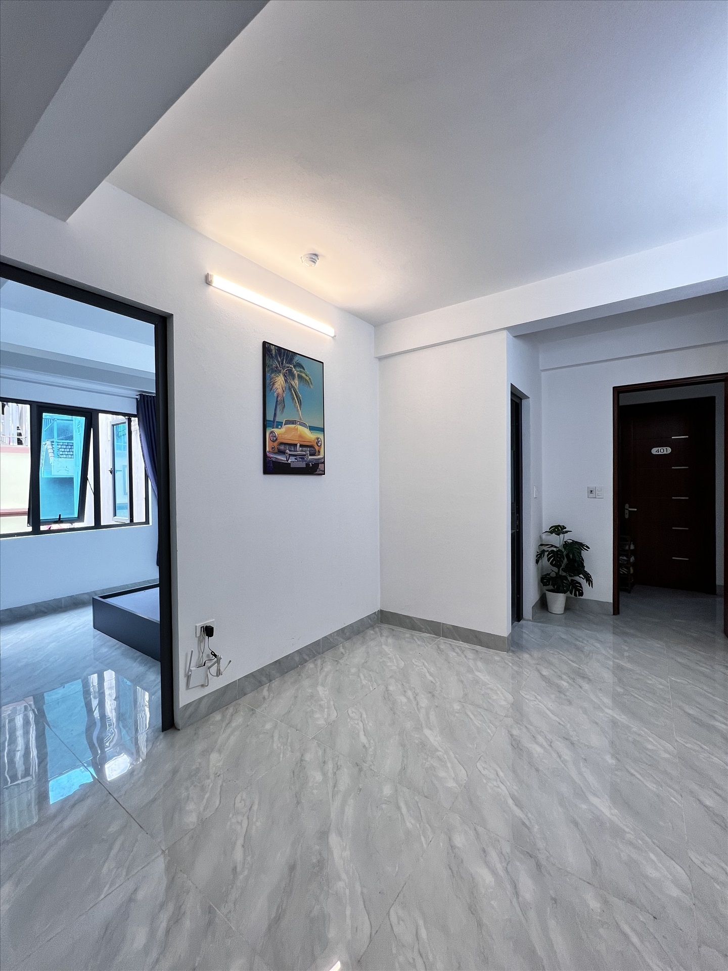 Phòng trọ 1 Phòng ngủ 35m2 tại QM Housing Apartment Lê Quang Đạo - Nam Từ Liêm - Phòng khách