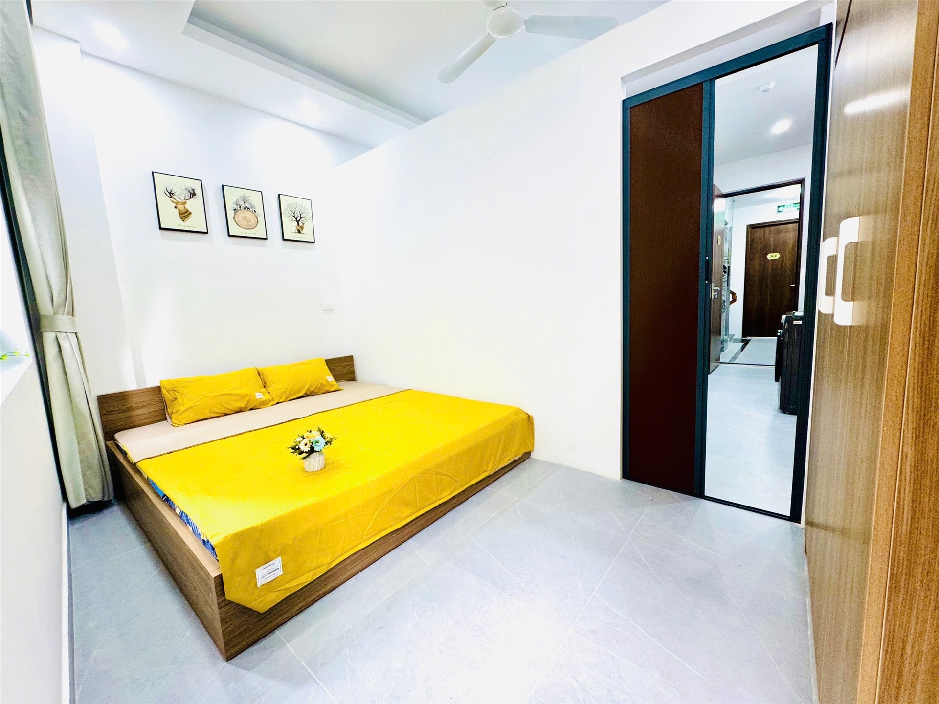 Phòng trọ 1 Phòng ngủ 40m2 tại Vihome Plus Đại Từ - Hoàng Mai - Phòng ngủ