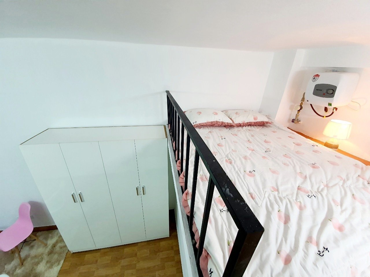 Phòng trọ Duplex 20m2 tại HappyHomes Dịch Vọng - Cầu Giấy - Phòng ngủ