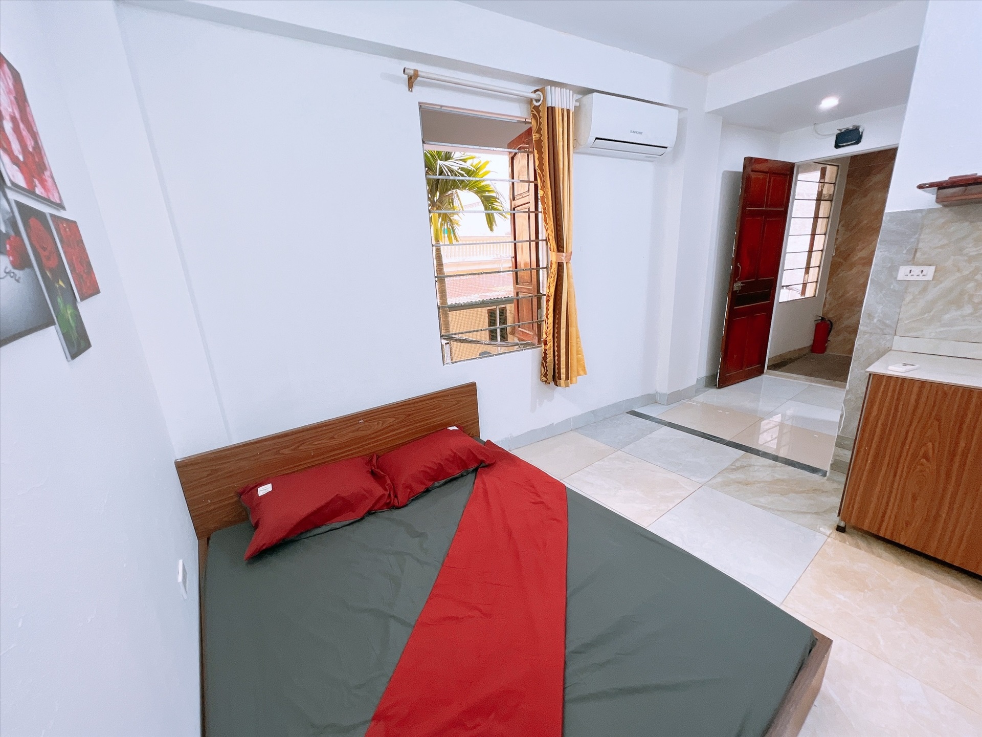Phòng trọ Studio 20m2 tại Suha Home 2 Cầu Giấy - Cầu Giấy - Phòng ngủ