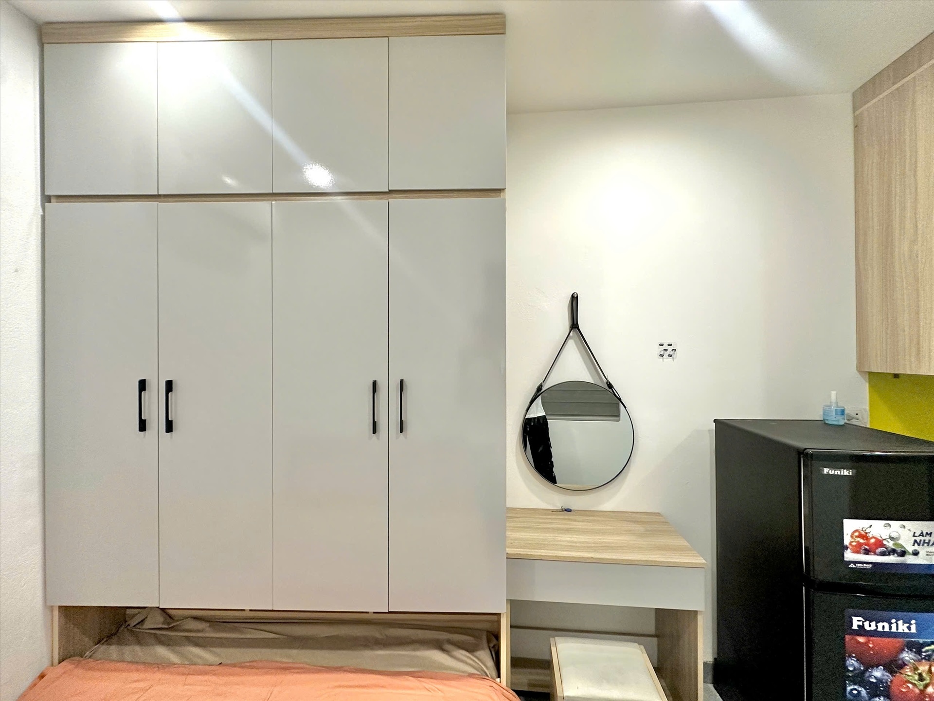 Phòng trọ Studio 18m2 tại Shome Xuân Đỉnh - Bắc Từ Liêm - Phòng ngủ