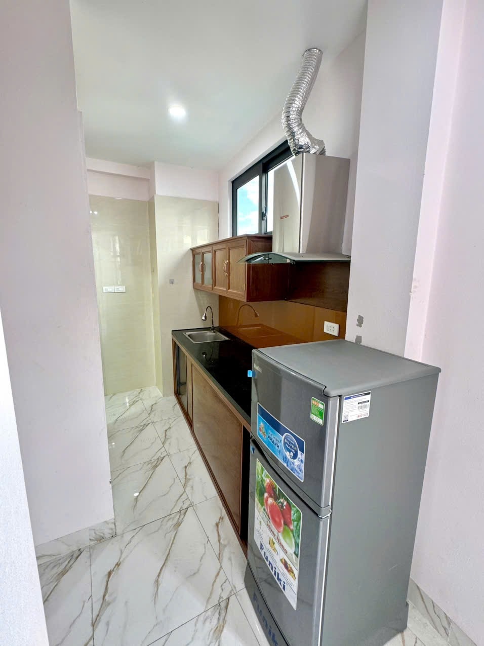 Phòng trọ Studio 15m2 tại Shome Văn Hương - Đống Đa - Phòng bếp