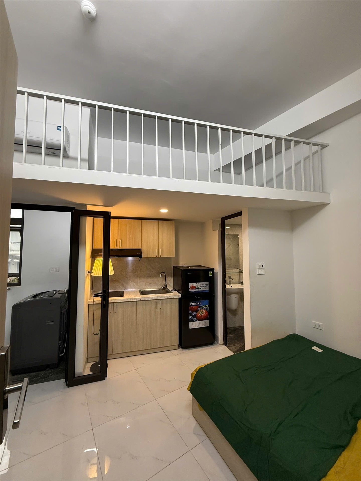 Phòng trọ 1 Phòng ngủ 28m2 tại Shome Lạc Long Quân - Tây Hồ - Phòng bếp