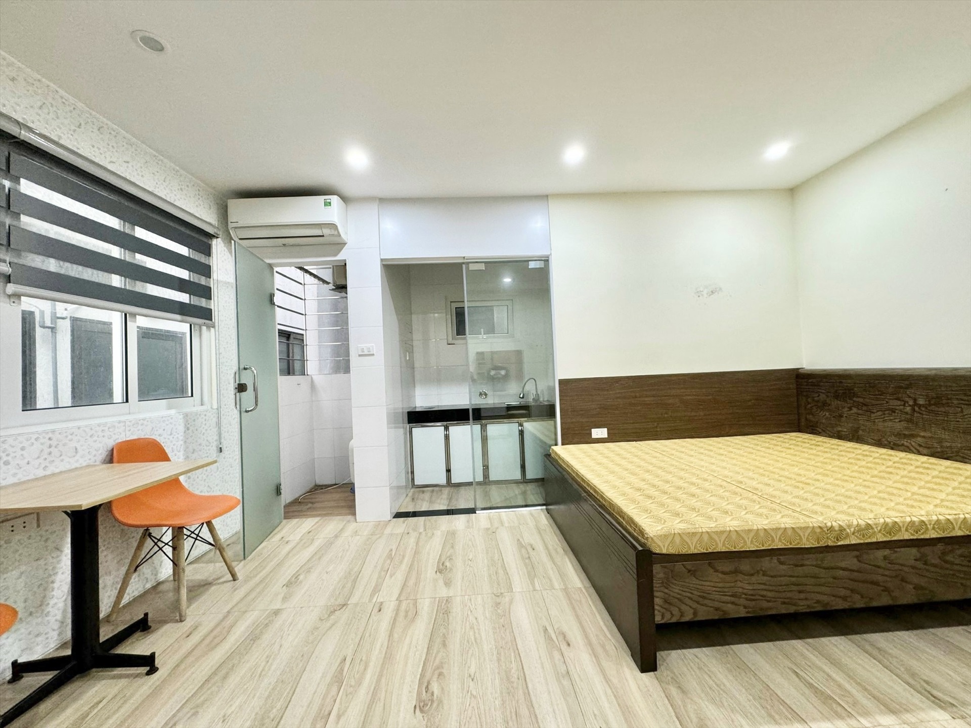 Phòng trọ Studio 25m2 tại HP Land 1 Trần Hữu Tước - Đống Đa - Phòng ngủ