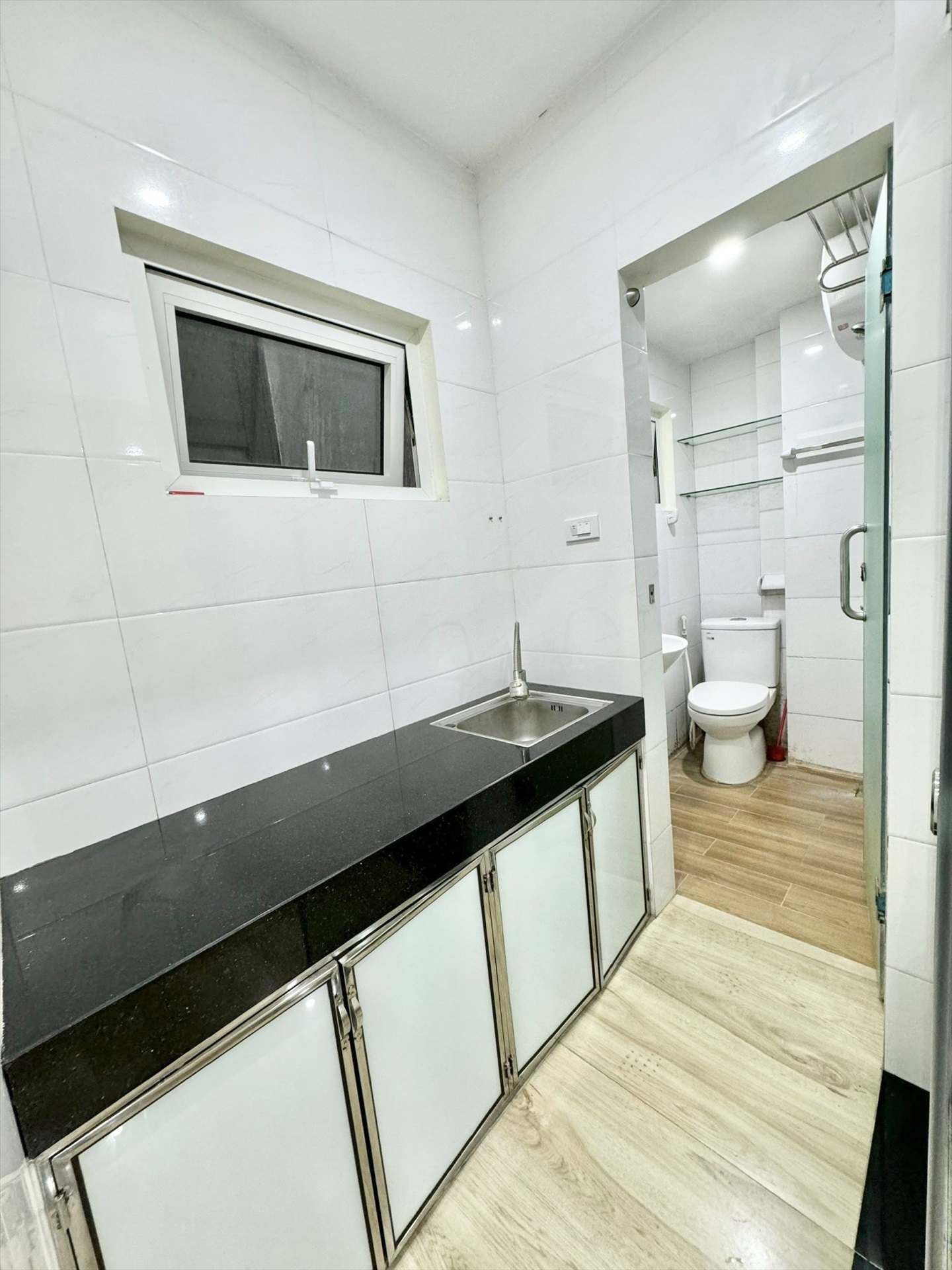 Phòng trọ Studio 25m2 tại HP Land 1 Trần Hữu Tước - Đống Đa - Phòng bếp