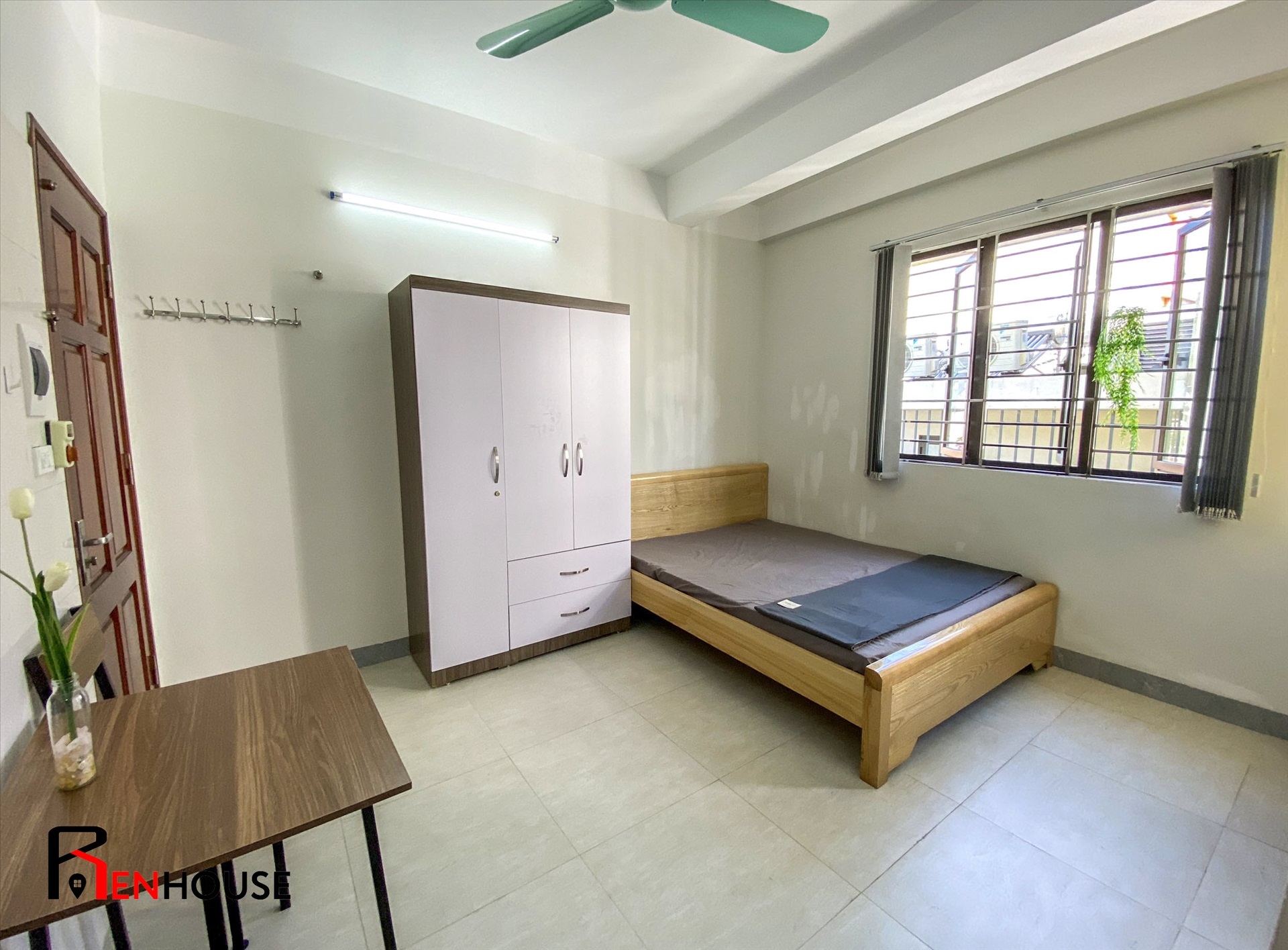 Phòng trọ Studio 25m2 tại RenHouse 3 Mỹ Đình - Nam Từ Liêm - Phòng ngủ