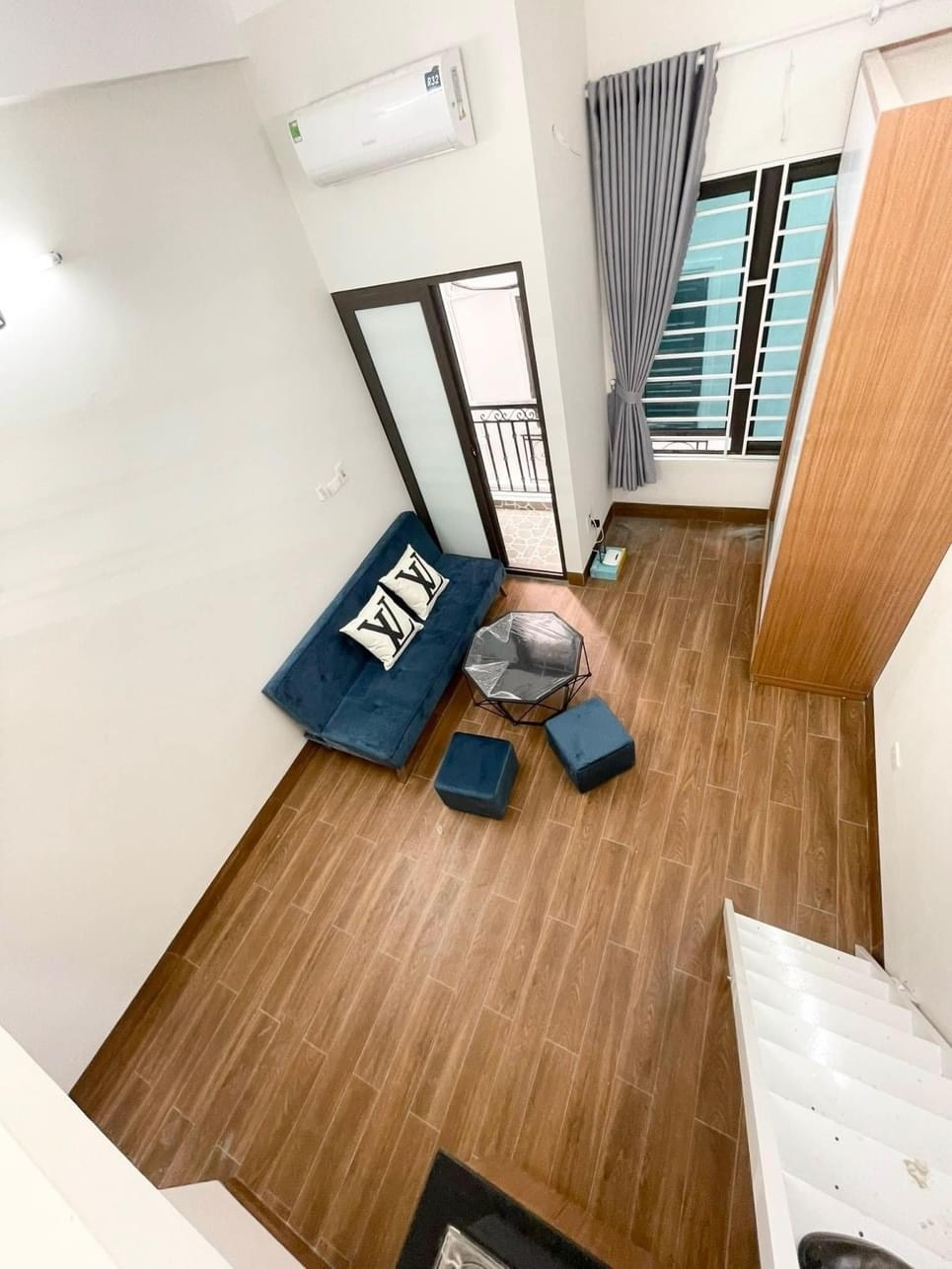 Phòng trọ Duplex 25m2 tại BP Home 2 Yên Hòa - Cầu Giấy - Phòng khách