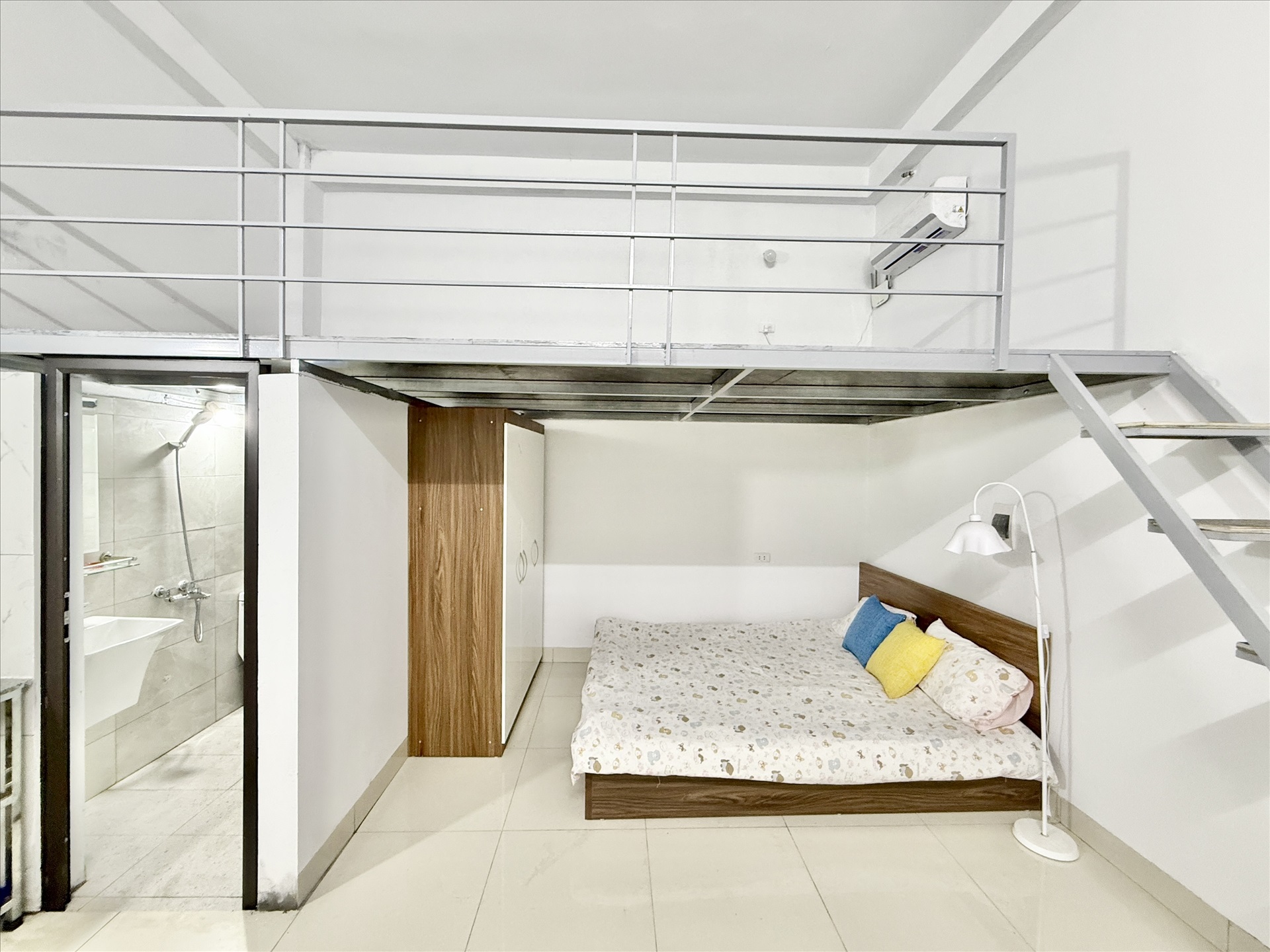 Phòng trọ Studio 27m2 tại Time House 5 Trần Cung - Bắc Từ Liêm - Phòng ngủ