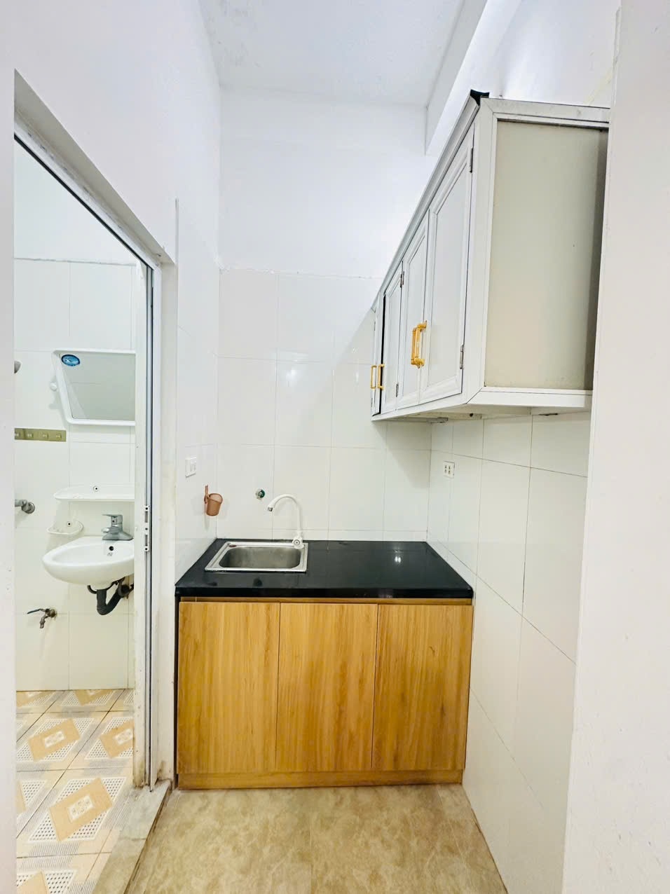 Phòng trọ Studio 25m2 tại TT House 1 Nguyễn Khánh Toàn - Cầu Giấy - Phòng bếp