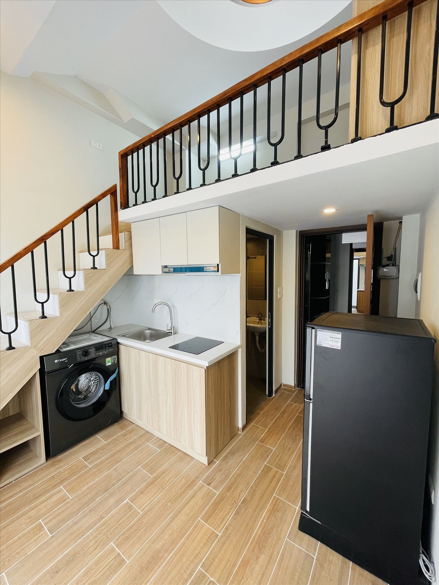 Phòng trọ Duplex 20m2 tại Friends Team Mễ Trì Thượng - Nam Từ Liêm - Phòng ngủ