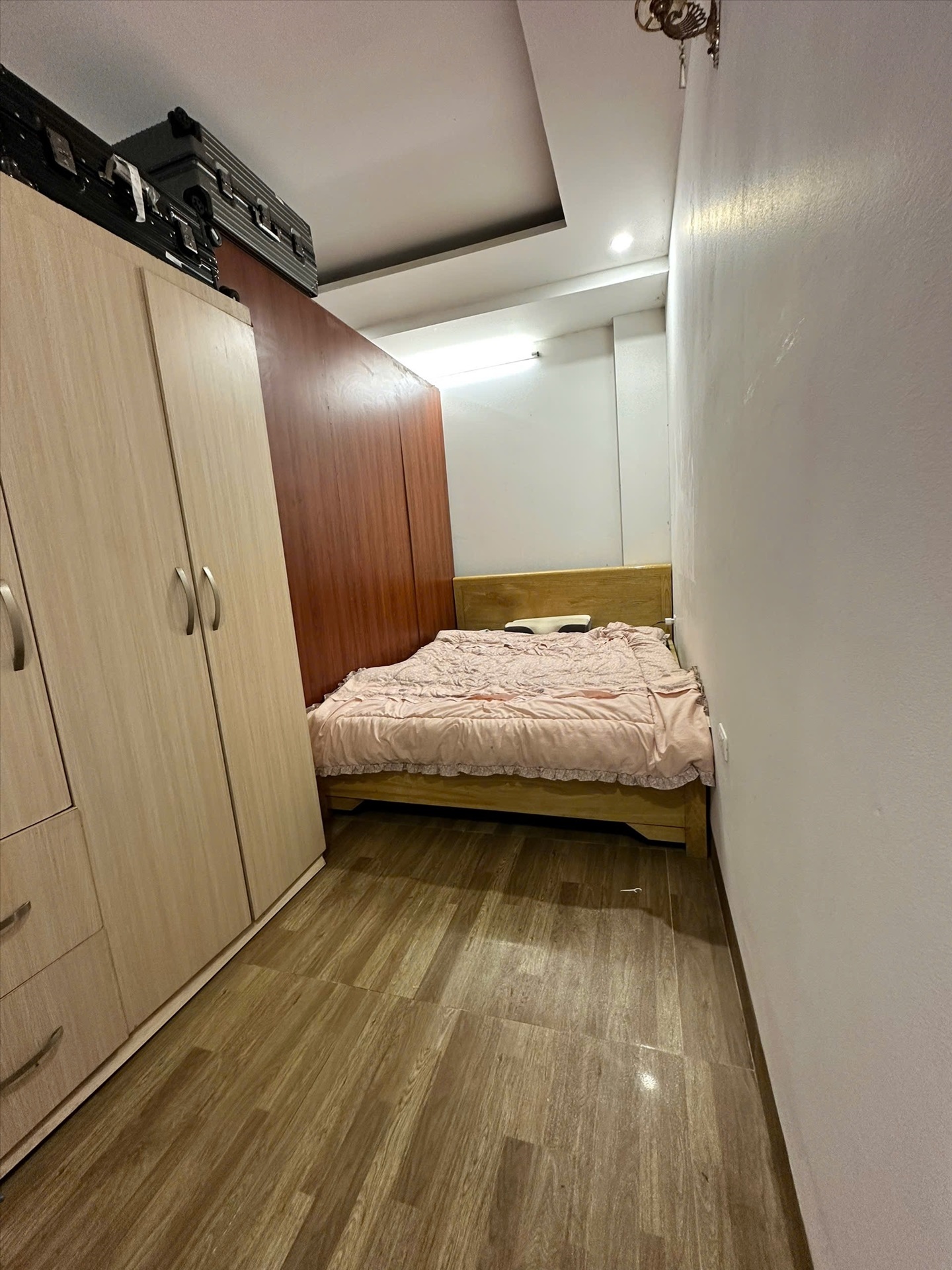 Phòng trọ Studio 40m2 tại VNFI House 1 Mễ Trì Thượng - Nam Từ Liêm - Phòng ngủ