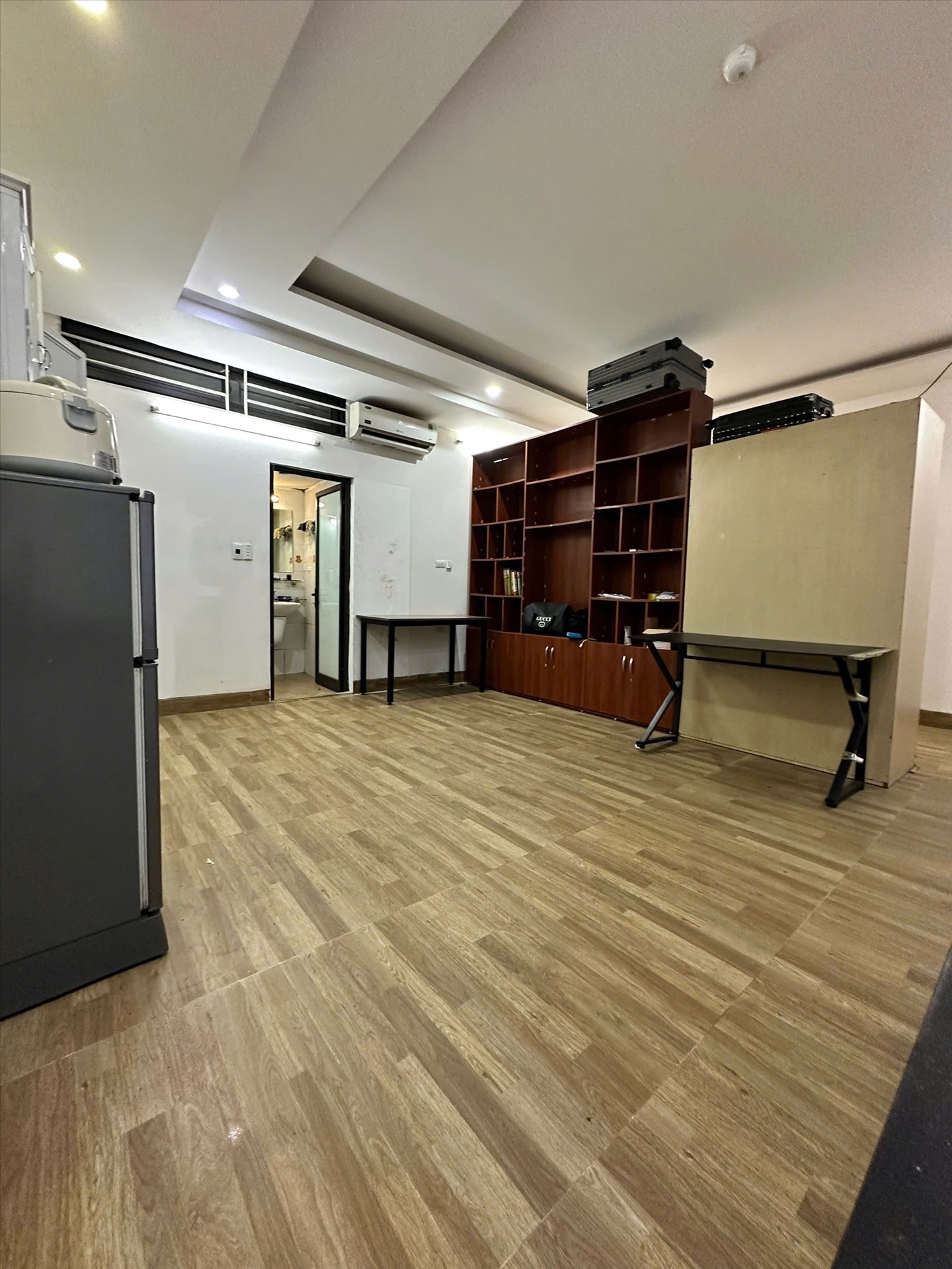 Phòng trọ Studio 40m2 tại VNFI House 1 Mễ Trì Thượng - Nam Từ Liêm - Phòng ngủ