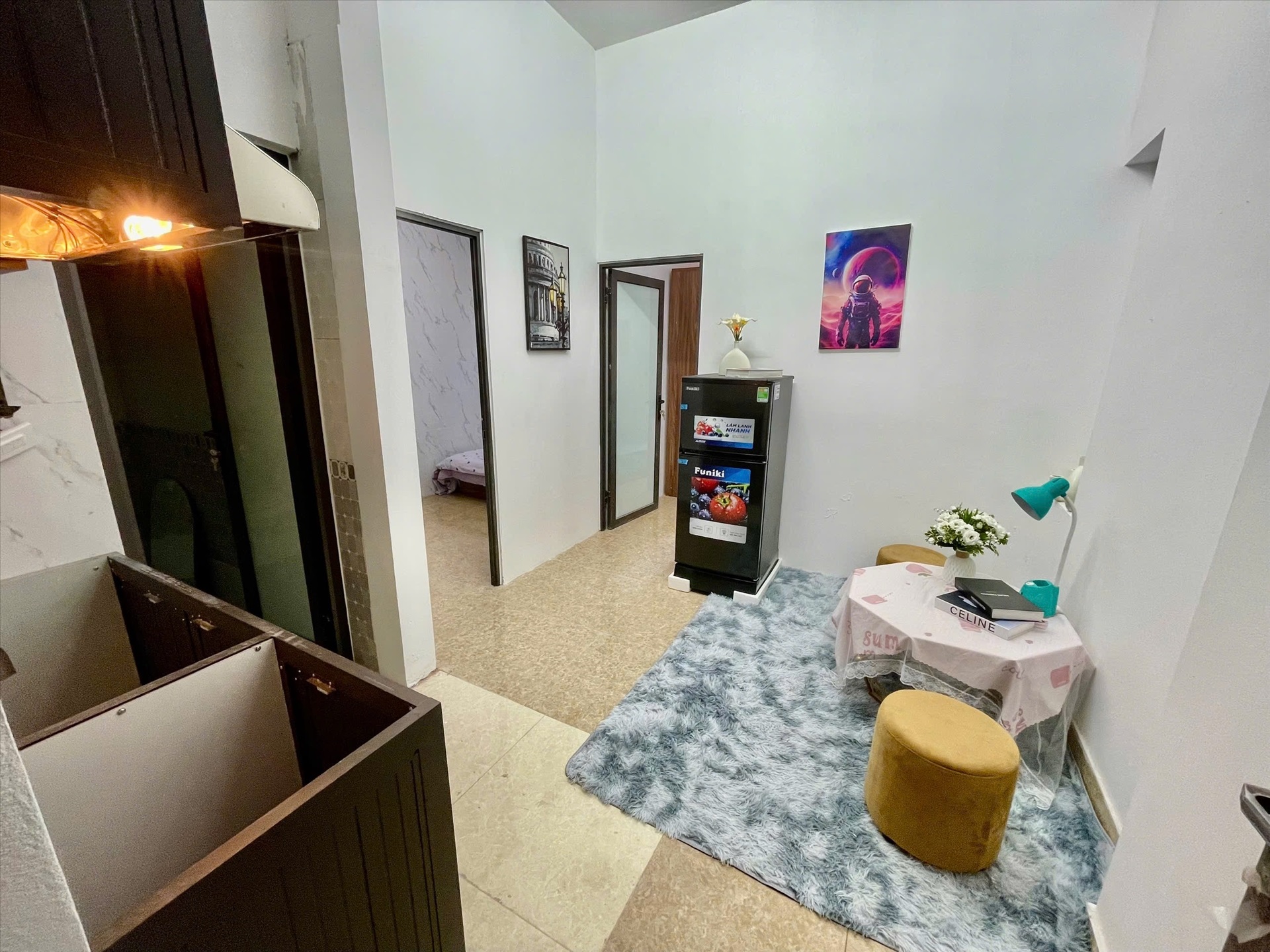 Phòng trọ 2 Phòng ngủ 40m2 tại DH House Phú Đô - Nam Từ Liêm - Phòng khách