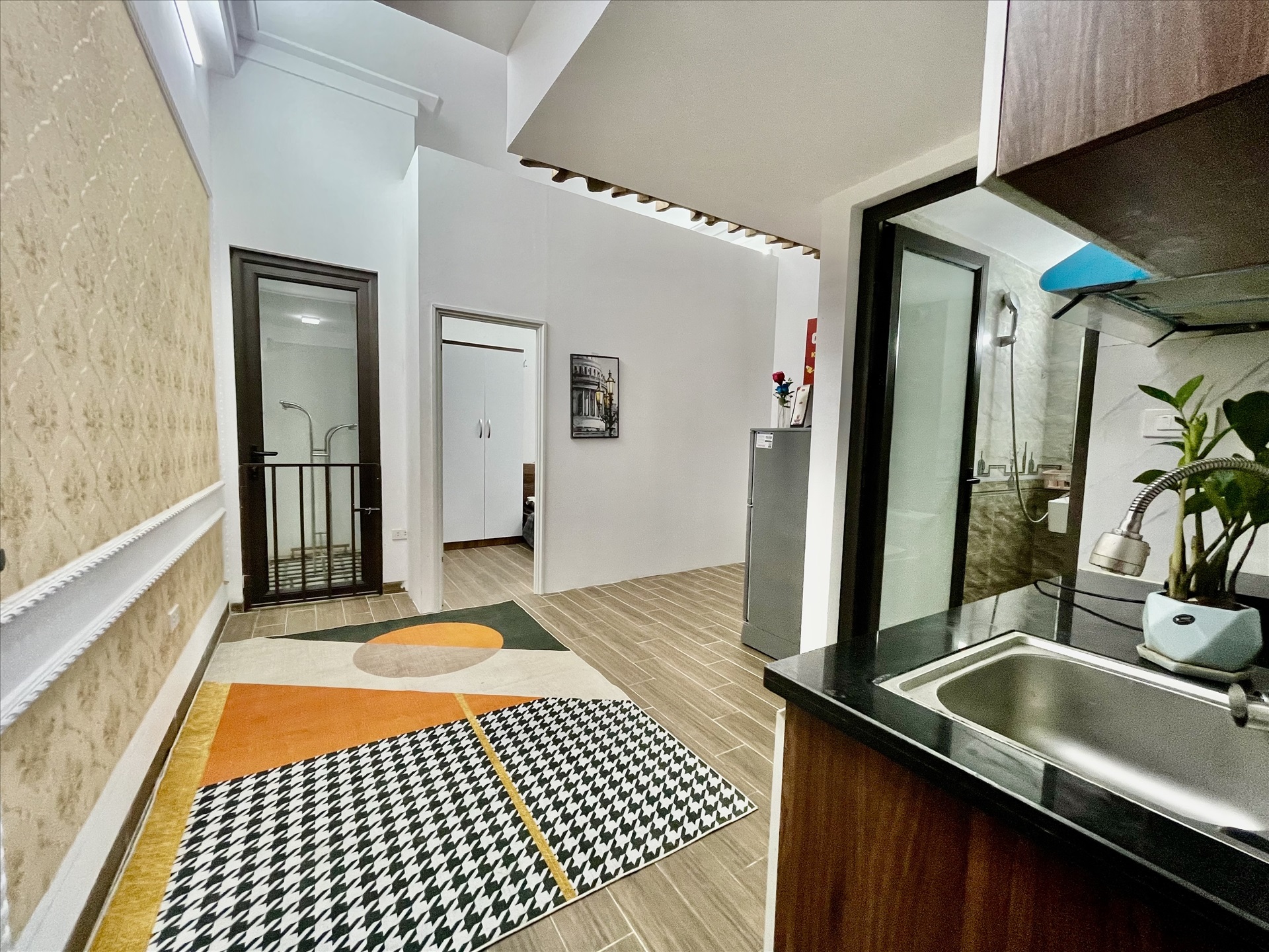 Phòng trọ 1 Phòng ngủ 35m2 tại DH House Chính Kinh - Thanh Xuân - Phòng khách