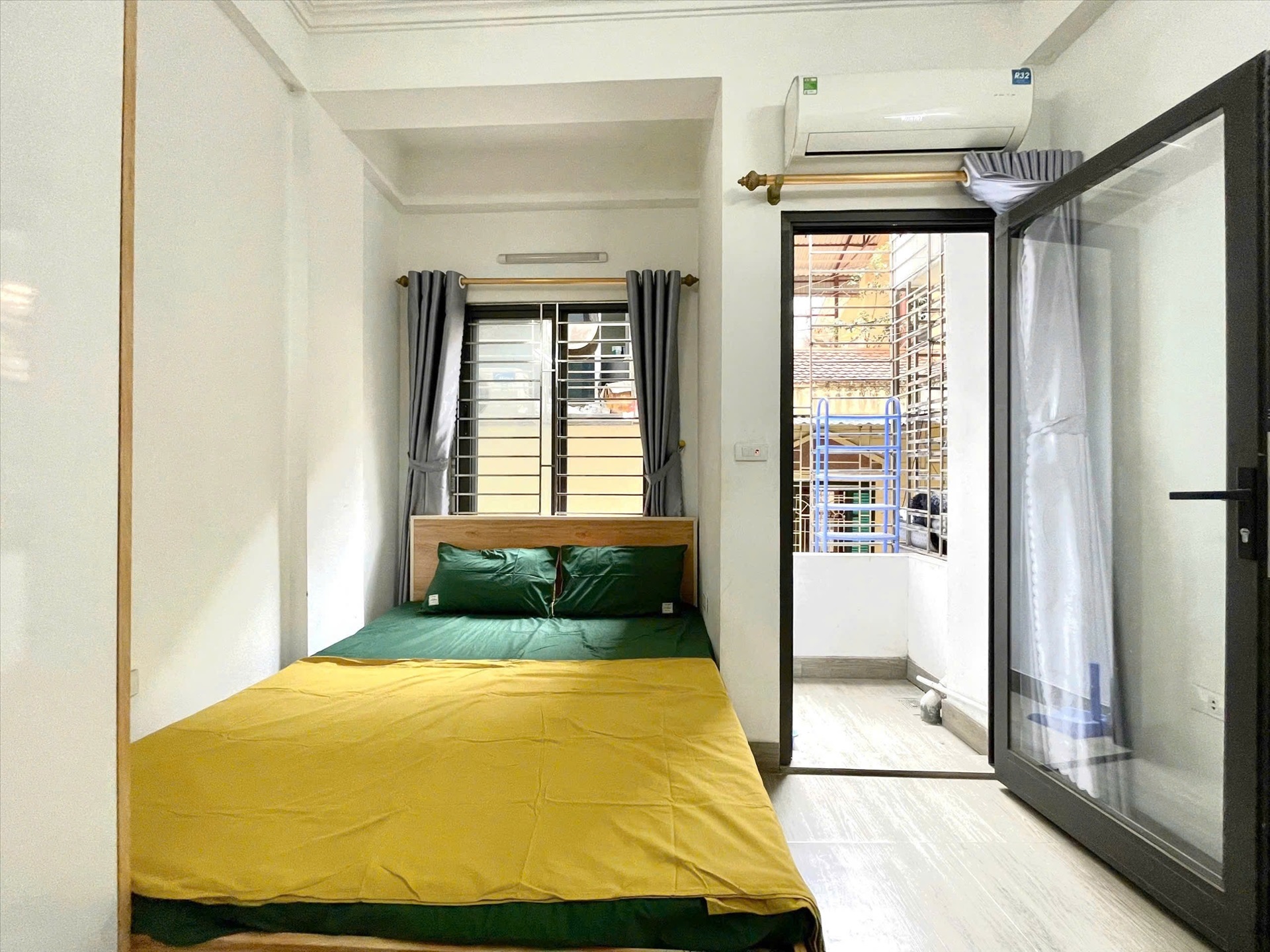 Phòng trọ Studio 20m2 tại Shome Pháo Đài Láng - Đống Đa - Phòng ngủ