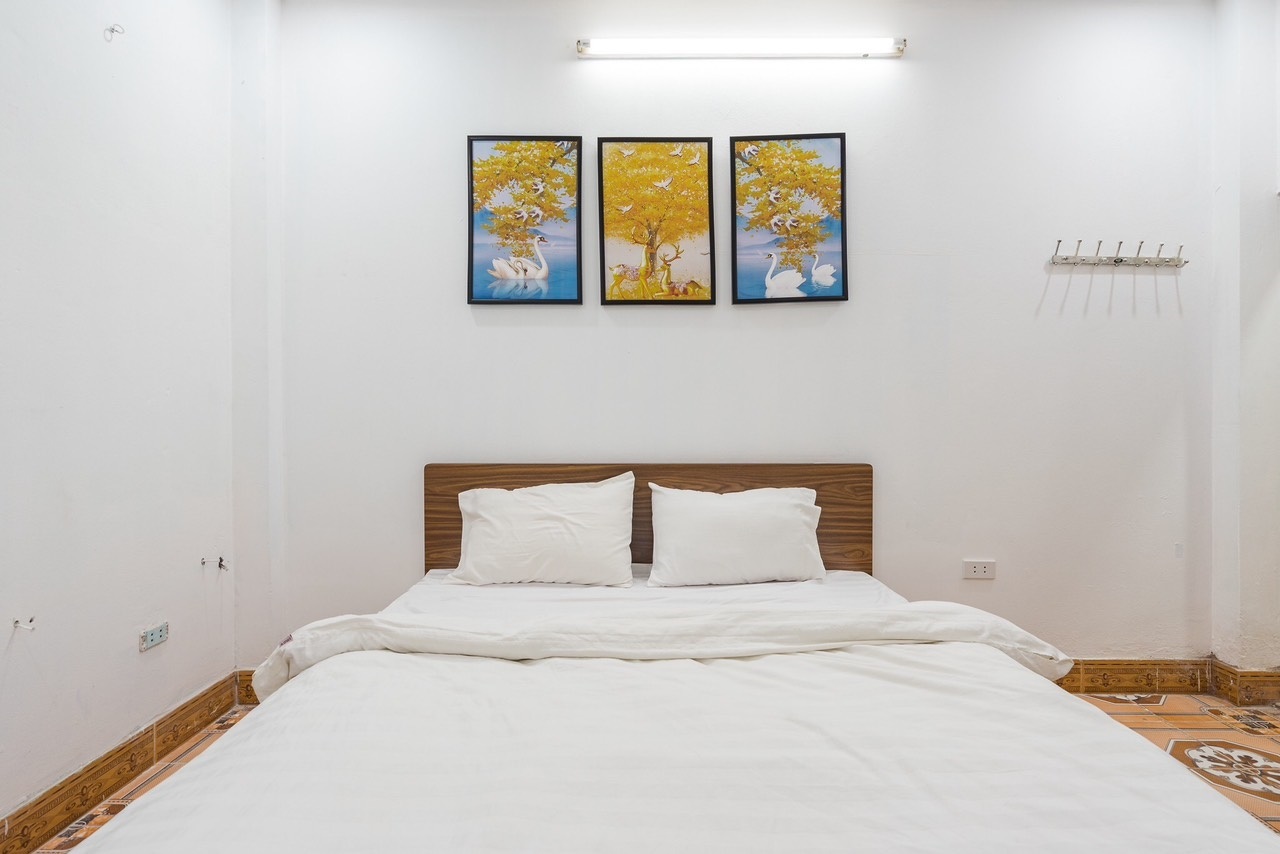 Phòng trọ Studio 25m2 tại Sunny Apartment Trần Duy Hưng - Cầu Giấy - Phòng ngủ