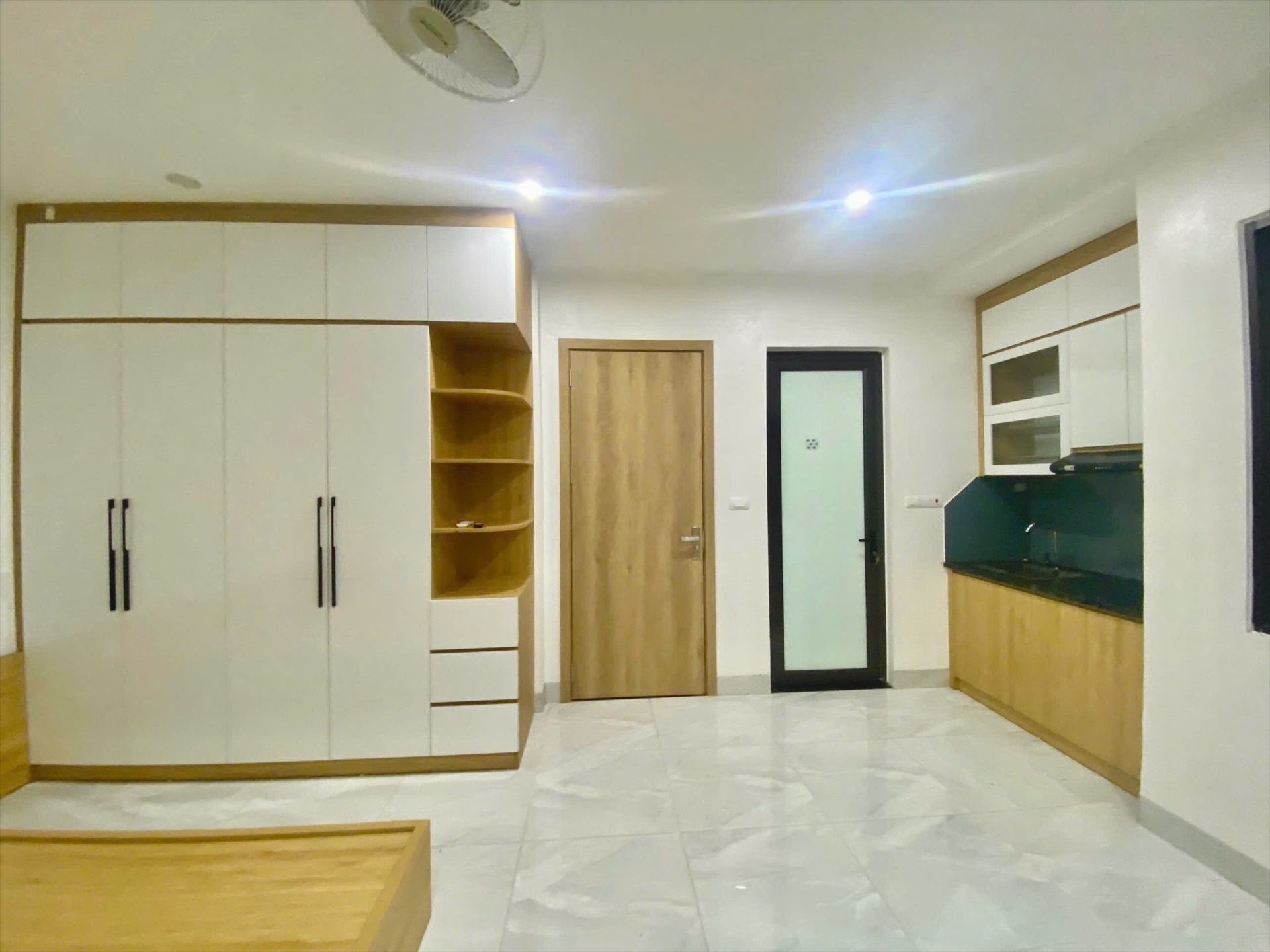 Phòng trọ Studio 25m2 tại 4PS Housing 2 Trần Khát Chân - Hai Bà Trưng - Phòng ngủ