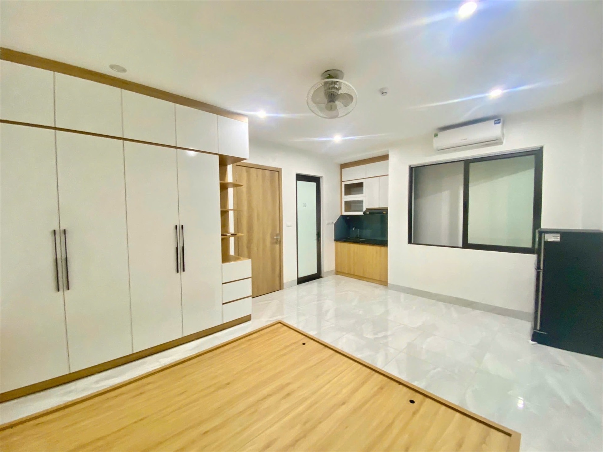 Phòng trọ Studio 25m2 tại 4PS Housing 2 Trần Khát Chân - Hai Bà Trưng - Phòng ngủ