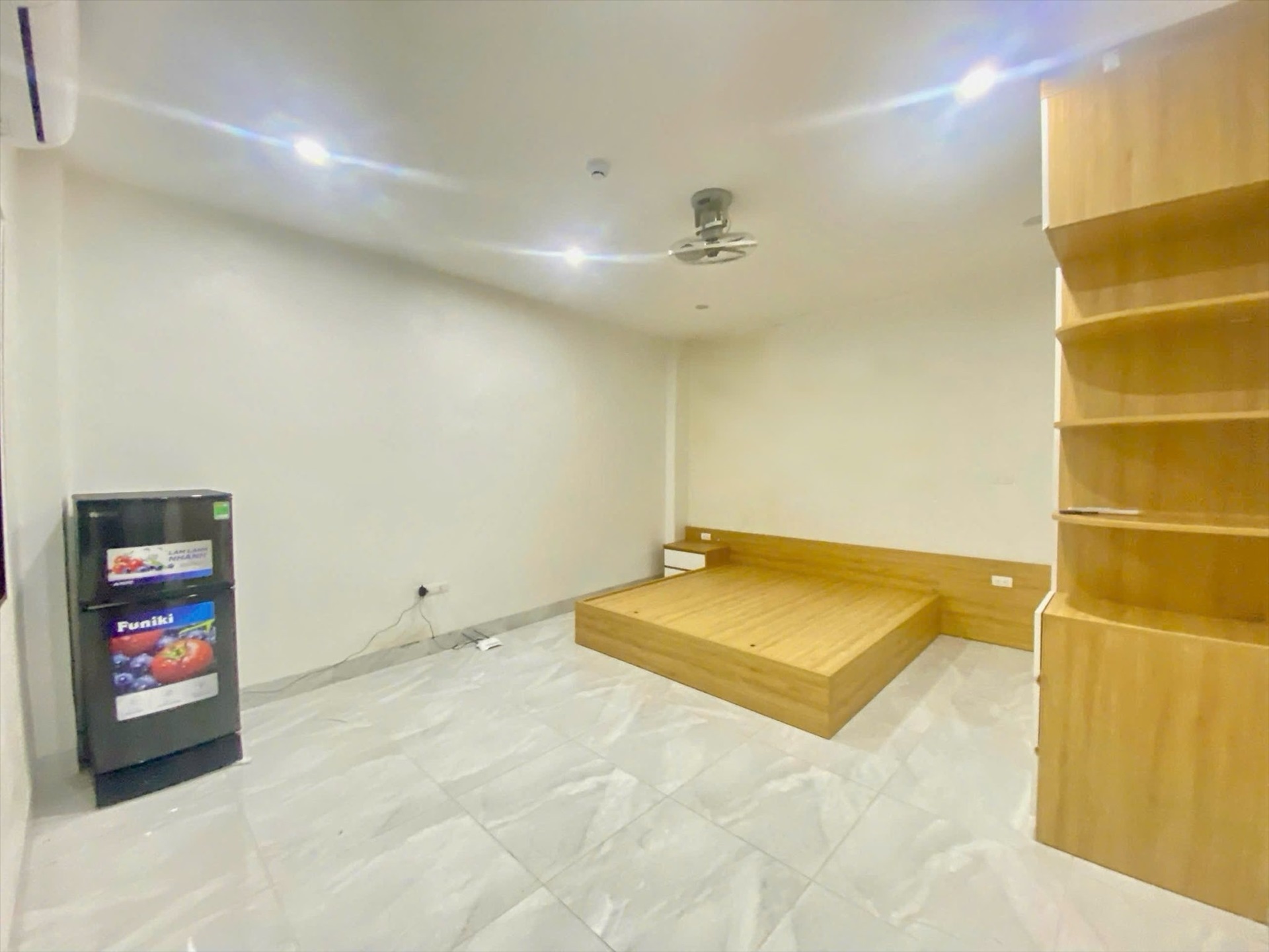 Phòng trọ Studio 25m2 tại 4PS Housing 2 Trần Khát Chân - Hai Bà Trưng - Phòng ngủ