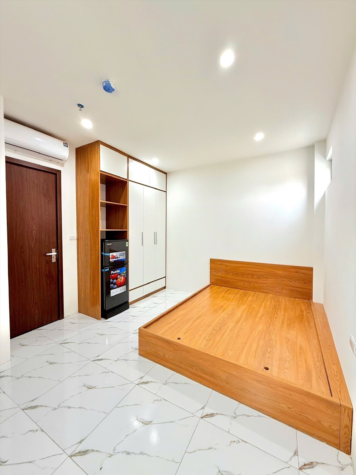 Phòng trọ Studio 20m2 tại 4PS Housing Giáp Bát - Hoàng Mai - Phòng ngủ