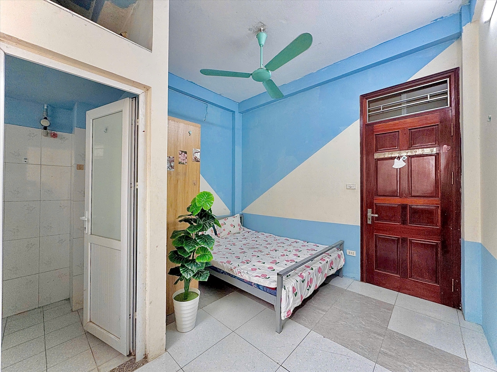 Phòng trọ Studio 25m2 tại Timehouse 3 Phú Diễn - Bắc Từ Liêm - Phòng ngủ