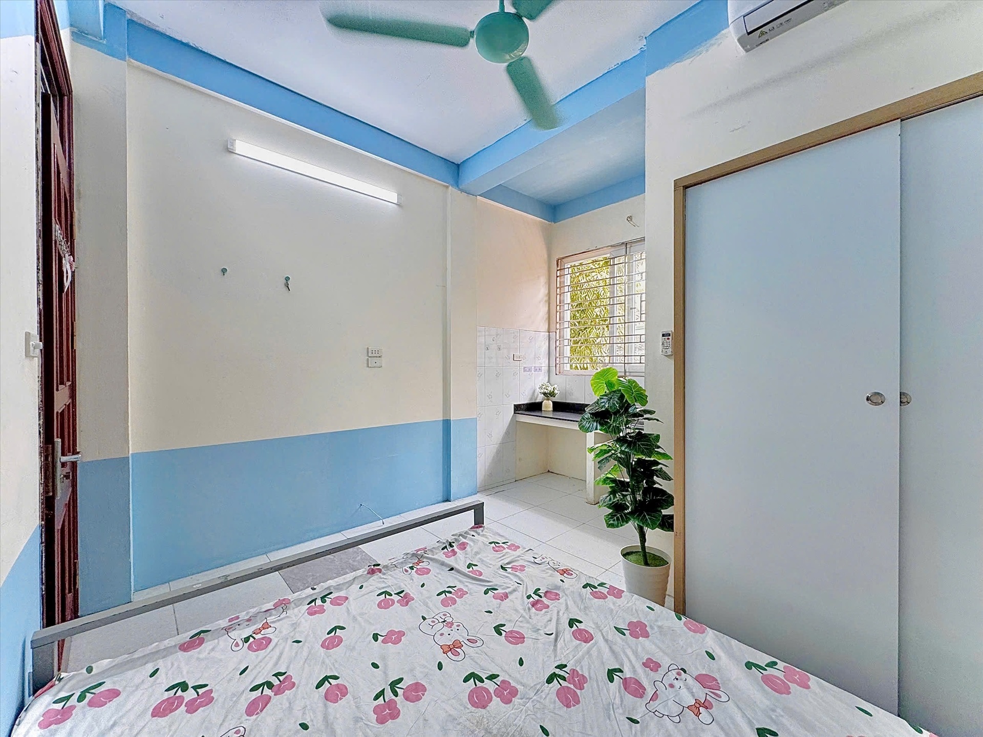 Phòng trọ Studio 25m2 tại Timehouse 3 Phú Diễn - Bắc Từ Liêm - Phòng ngủ
