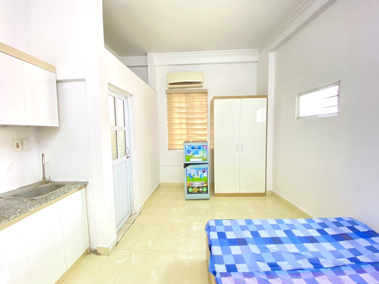 Phòng trọ Studio 20m2 tại 4PS Housing 3 Trần Khát Chân - Hai Bà Trưng - Phòng ngủ