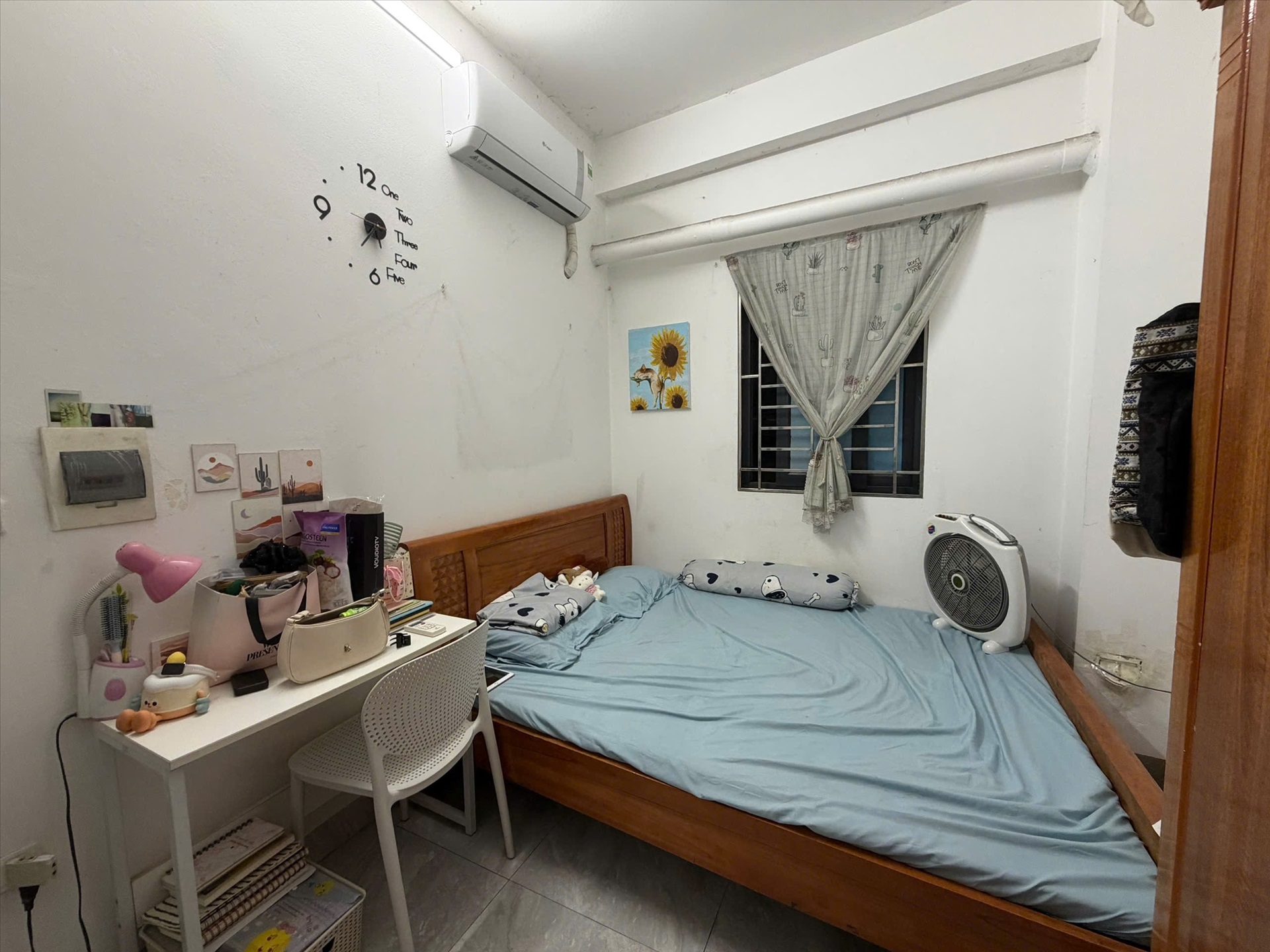 Phòng trọ Studio 27m2 tại Timehouse Thiên Hiền - Nam Từ Liêm - Phòng ngủ