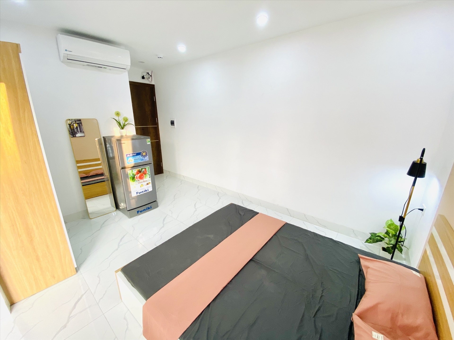 Phòng trọ Studio 20m2 tại Trường Thịnh Home Xuân Đỉnh -  Bắc Từ Liêm - Phòng ngủ
