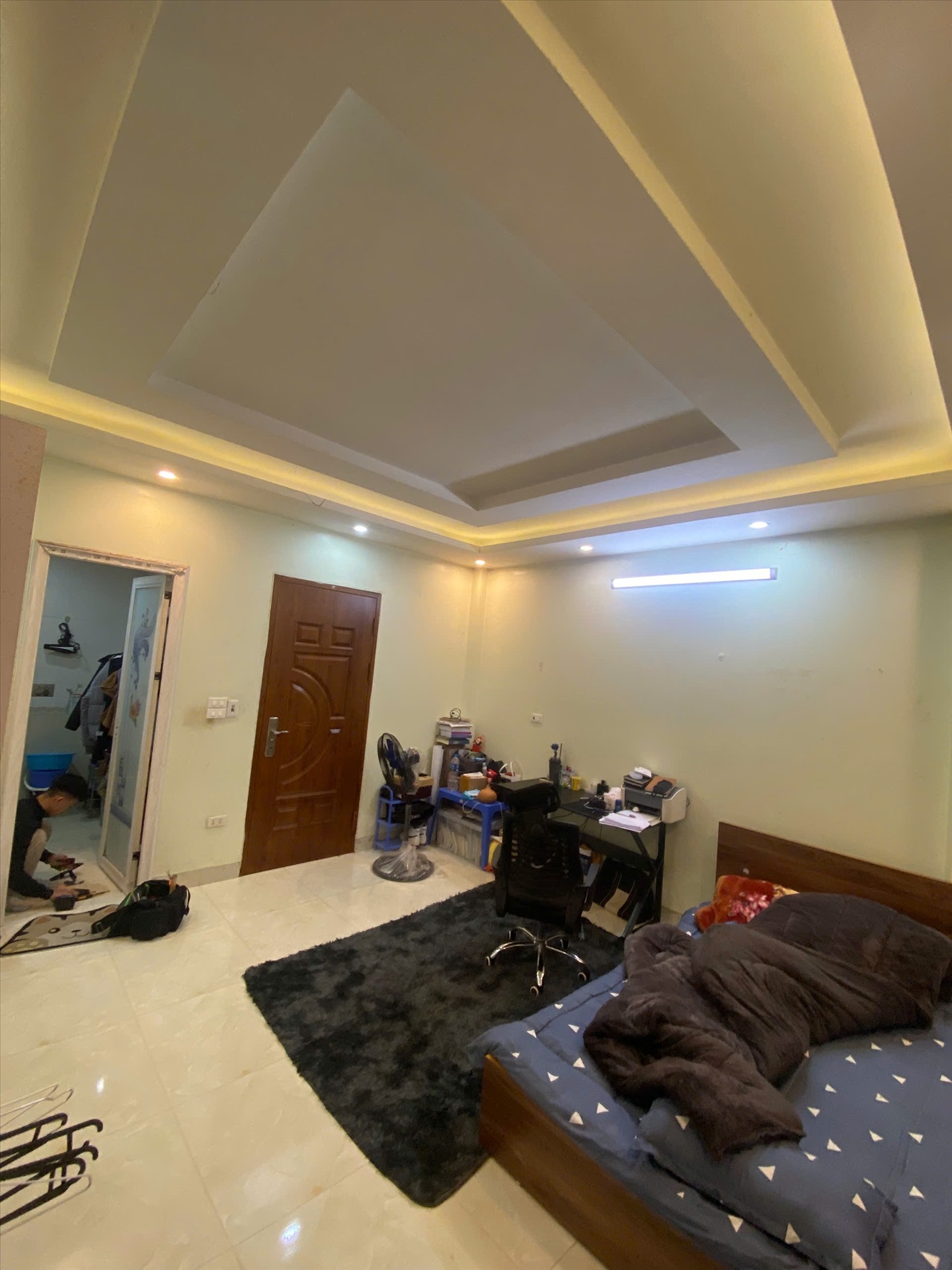 Phòng trọ Studio 28m2 tại CT House Hàm Nghi - Nam Từ Liêm - Phòng ngủ