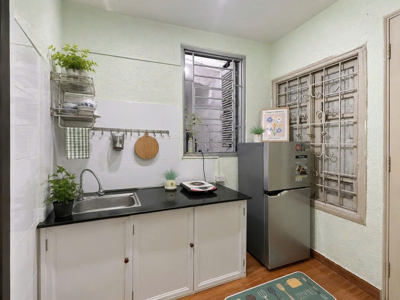 Phòng trọ Studio 40m2 tại DH House Nguyễn Khang - Cầu Giấy - Phòng bếp