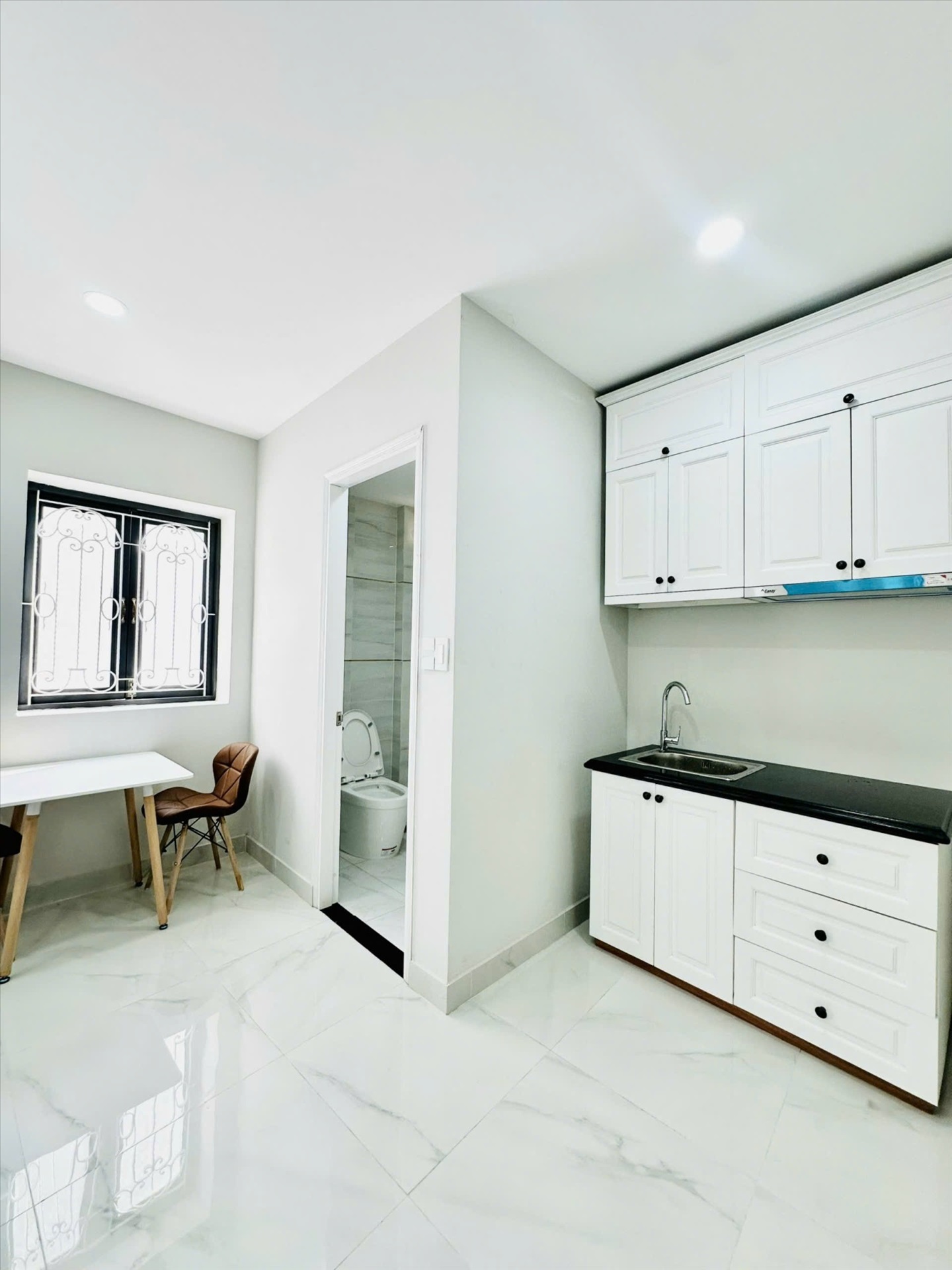 Phòng trọ Studio 25m2 tại Diamond House Bạch Đằng - Bình Thạnh - Phòng bếp