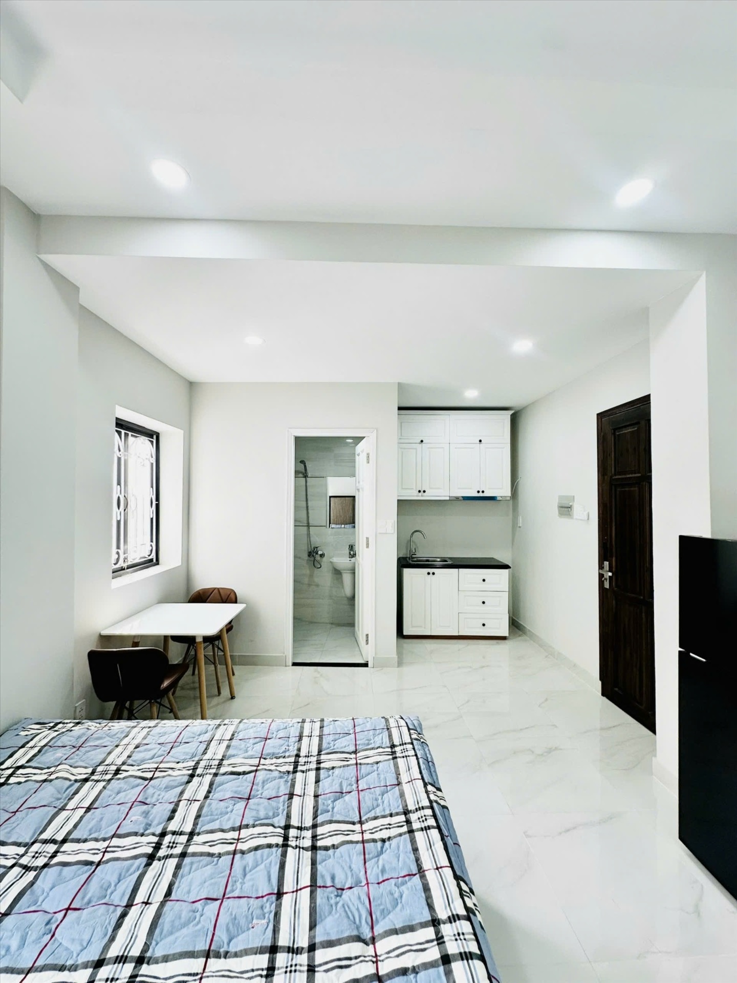 Phòng trọ Studio 25m2 tại Diamond House Bạch Đằng - Bình Thạnh - Phòng bếp